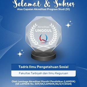 Akreditasi Tadris IPS: Setelah 7 Minggu Asessmen Lapangan